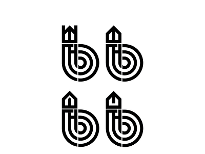 B Logo Grid2 brand identity custom logo custom logo design custom logotype design identity lettering logo minimal typography vector wordmark logo