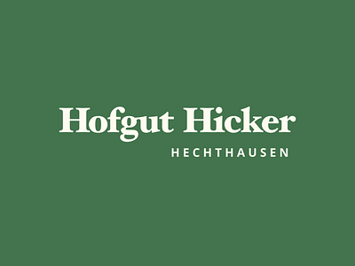 Hofgut Hicker Logotype