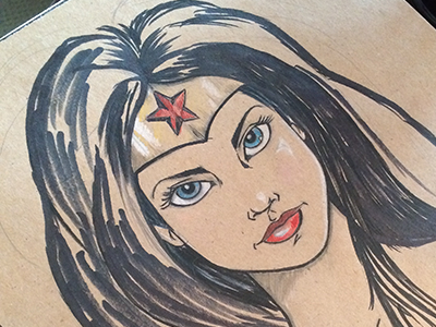 Rough Wonder Woman Sketch sketch wonder woman