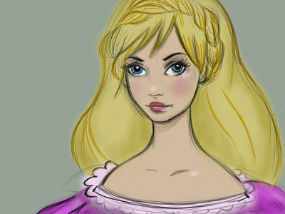 Princess mischief sketch