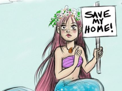 Activist Mermaid characterdesign madewithmischief mermaid mermay