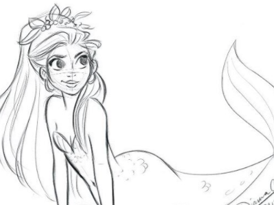 Mermaid Day 5 characterdesign madewithmischief mermaid mermay