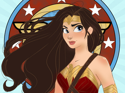 Believe In Love - Wonder Woman characterdesign photoshop sketchbookpro wonderwoman