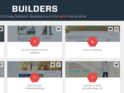 The Builders of Statamic developers statamic website
