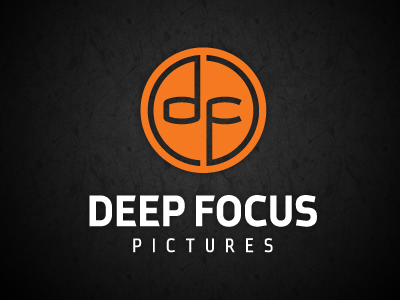 Deep Focus Pictures Logo branding geometric logo