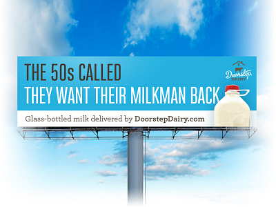 Doorstep Dairy Billboard