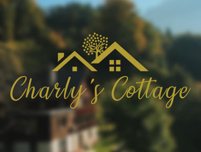 Charly's Cottage design design art illustration logo logodesign logotype typography ui