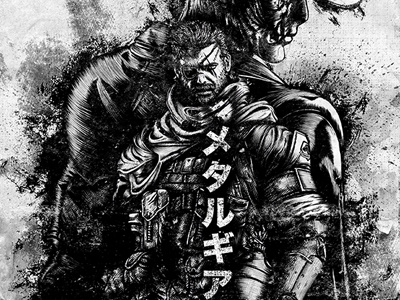 Metal Gear Solid V Illustration for Konami brush illustration konami mgs5 mgsv mgsvtpp