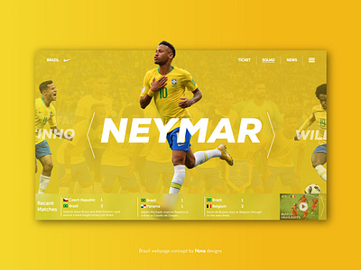 Brazil Coppa  America webpage