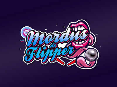 Mordus de Flipper design illustration logo type