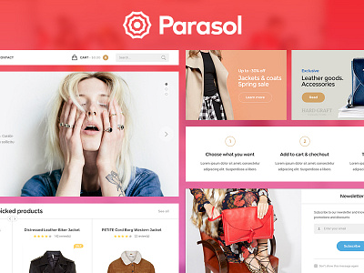 Parasol - eCommerce Design ecommerce magento design magento ui kit
