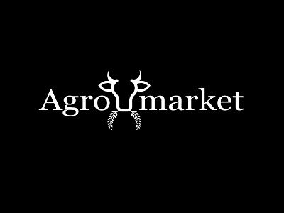 Agromarket design diseño icon icono illustration ilustración logo marca tipografía typography vector