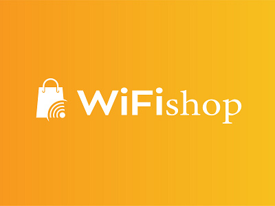 wifi shop branding design diseño icon icono illustration ilustración logo marca minimal tipografía typography vector