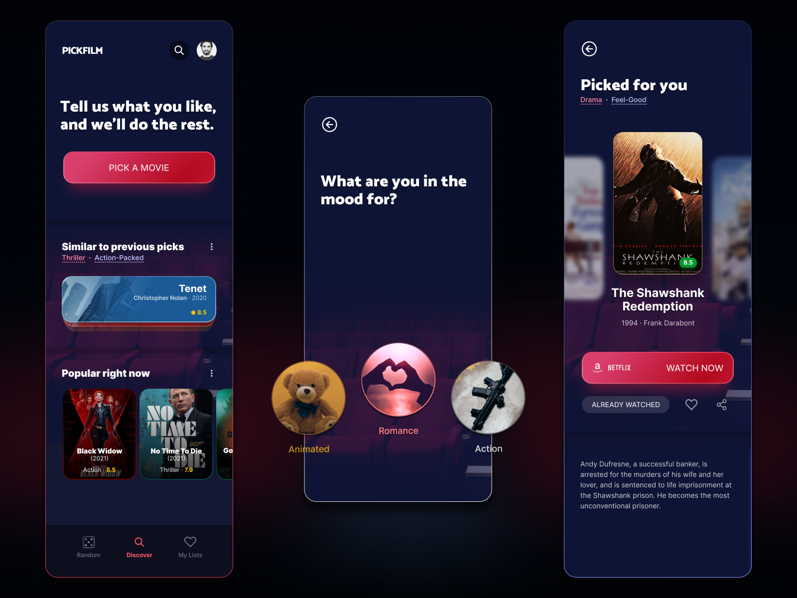 pick movie app