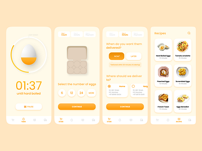 Egg Timer and Delivery App Concept