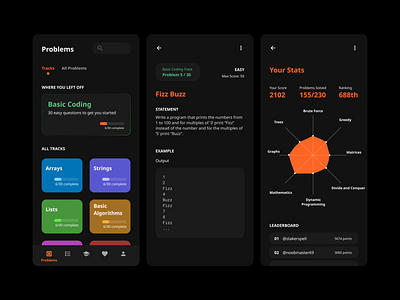 Coding Platform App - Concept