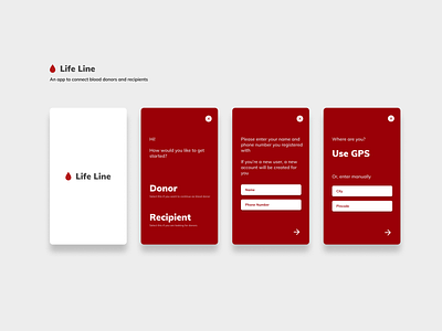 Blood Donor app - getting started