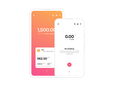 Crypto Portfolio Management App Design