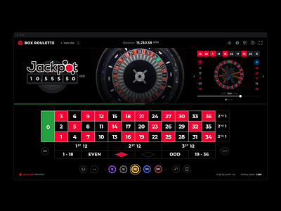 Roulette Web & Mobile Design