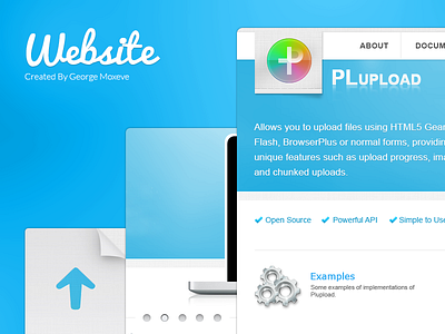 PLupload Website Design