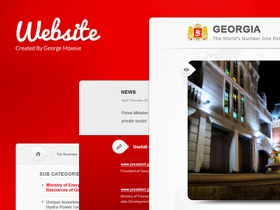 Georgia Gov Website Design design georgia government wesbite