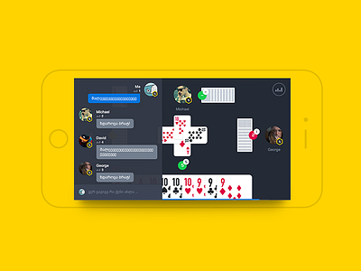 Gambling Chat Screen android app card casino chat dice gamble gambling game ios joker