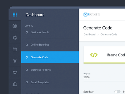 Portal Dashboard dashboard menu saas ui ux web