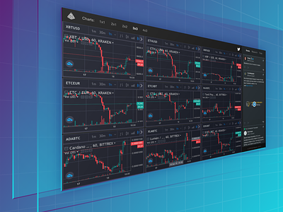 Crypto Trading Tool blockchain charts crypto cryptocurrency design fintech trading ui ux