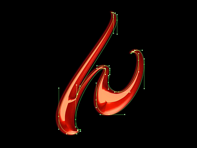 Letter H typography lettering logo