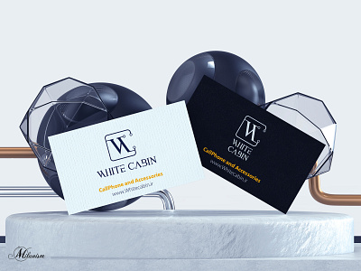 White Cabin branding design graphic design logo