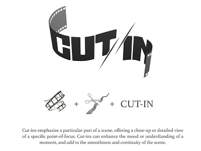 CUT-IN Brand Logo design branding design graphic design logo