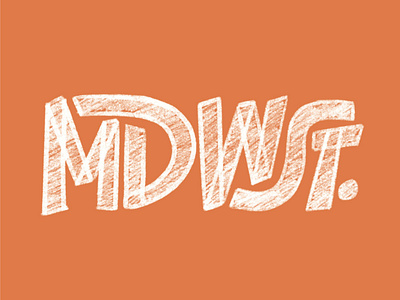 MDWST sketch design hand lettering lettering procreate