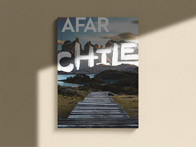 AFAR Chile Magazine Mockup design hand lettering lettering magazine magazine design mockup print procreate