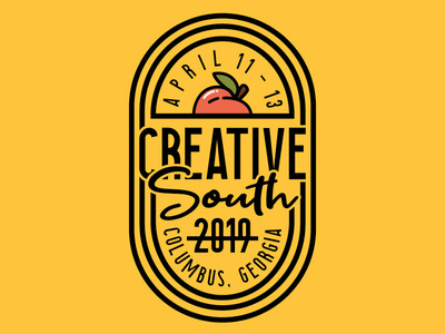 Creative South Badge badge columbus creative south cs cs19 georgia logo