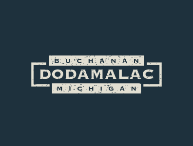 DODAMALAC Arm Badge apparel design badge badgedesign branding camp campbadge design lettering logo typography vector