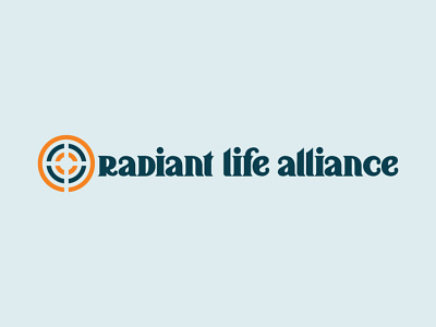 Radiant Life Alliance Logo & Type badge badgedesign branding design hand lettering icon lettering logo typography vector