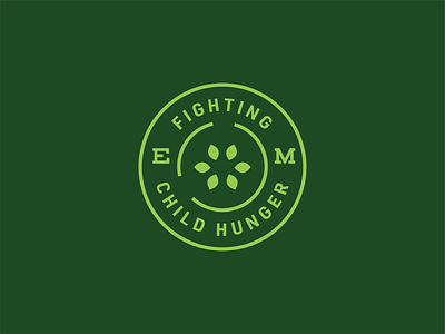 Every Meal apple badge brand identity branding child hunger design flat identity lockup logo logotype non profit vector