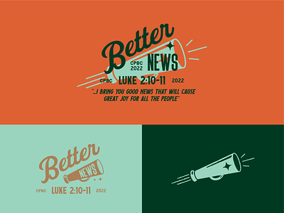 Better News design flat illustration lockup logo news summer summer camp vector