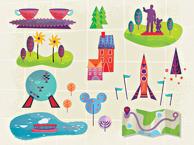 Disney Graphic Elements disney infographic mickey