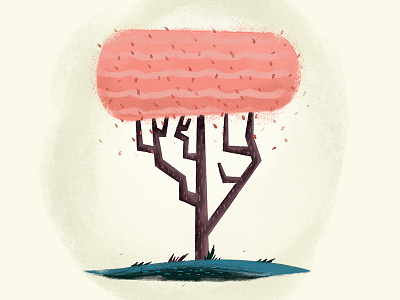 Tree Study digital illustration paint tree
