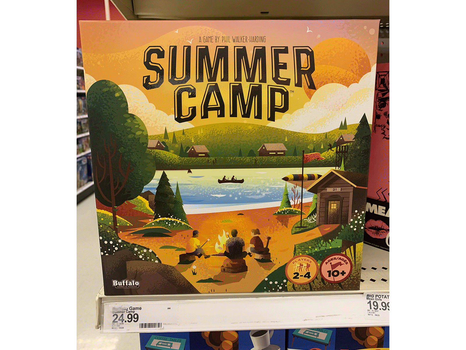 Summer Camp camp game illustration summer