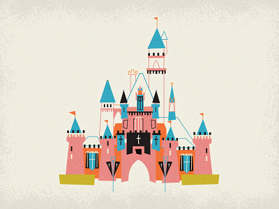 Disneyland Paris Castle by Jason Johnson on Dribbble