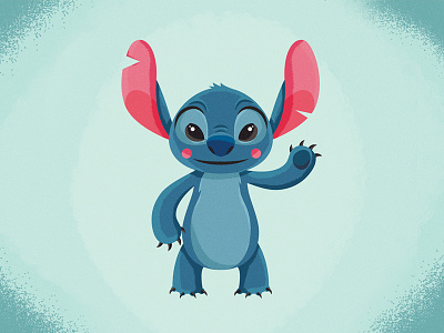 Experiment 626 WIP character disney illustration stitch