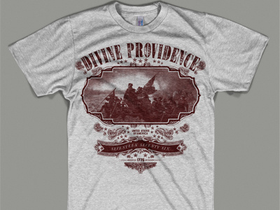 Divine Providence - Edits 2 1776 apparel deleware george washington historic history patriot shirt