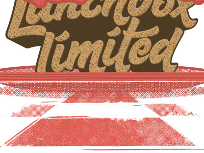 Lunchbox Limited Picnic WIP apparel brown cookie ice cream illustration illustrator lunchbox picnic red white