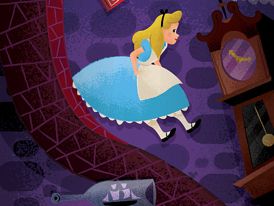 Alice In Wonderland - Finished alice in wonderland alice disney illustration