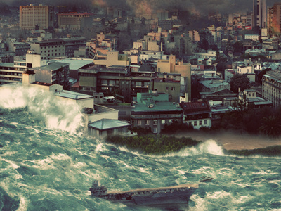 CRI Oregon Event boat city crisis fire flood photoshop prepare print tsunami volcano