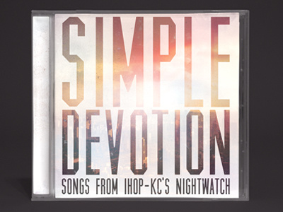 Simple Devotion CD 3 album cd christian dust grunge music packaging texture throne worship
