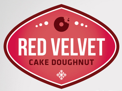 Red Velvet illustration krispy kreme red velvet