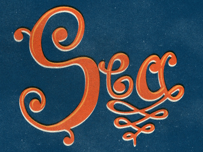 Sea Hand Drawn Type